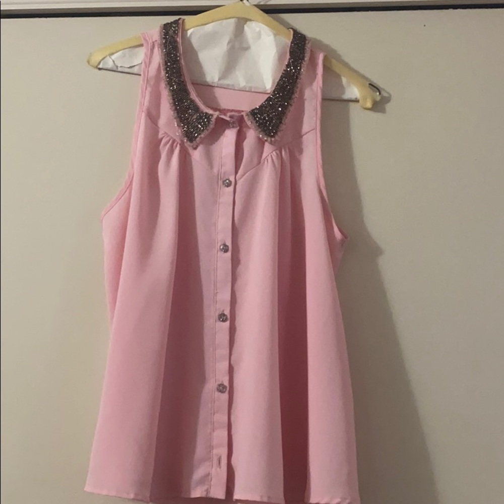 Pink Summer Loose Shirt.